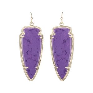 Kendra Scott Purple Skylar Earrings